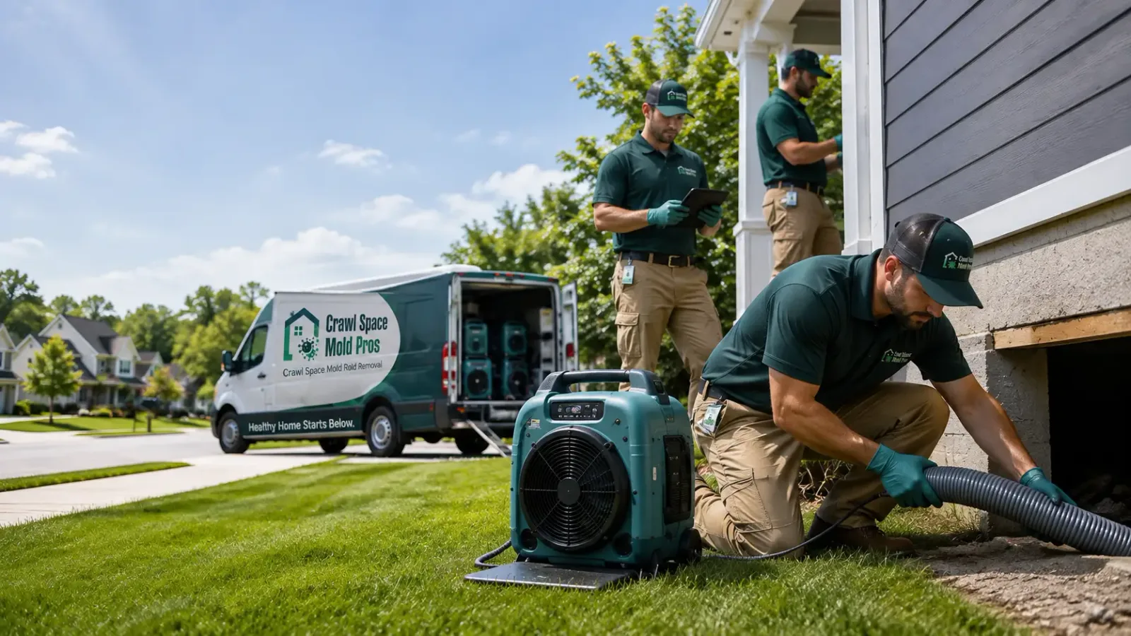 Crawl Space Mold Removal in Foley, MO